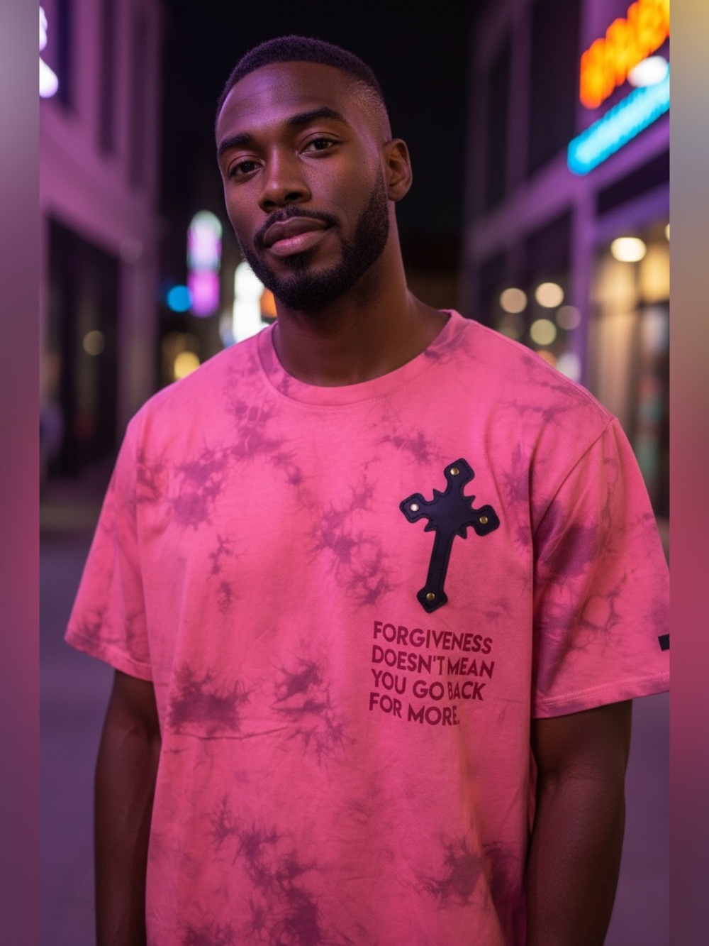 NWT RARE Limited Edition Switch Remarkable Tee 3XL - Coral Cross - Picture 2 of 8